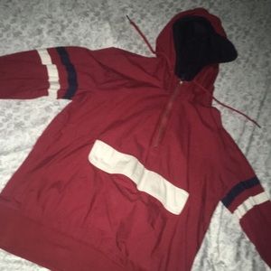Red Vintage Wind Breaker